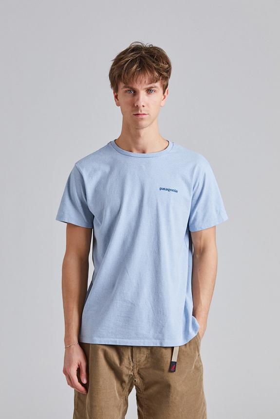 Patagonia Fitz Roy Icon Responsibili-Tee Fleck Blue